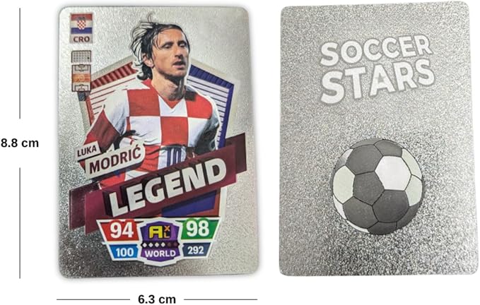 Soccer Trading Cards 2026-27 | 3 Packs - 33 Collectible Cards for Fans & Players Black, Gold & Silver Soccer Mystery Cards Packs Different Cards in Each Set - Try & Collect Them All