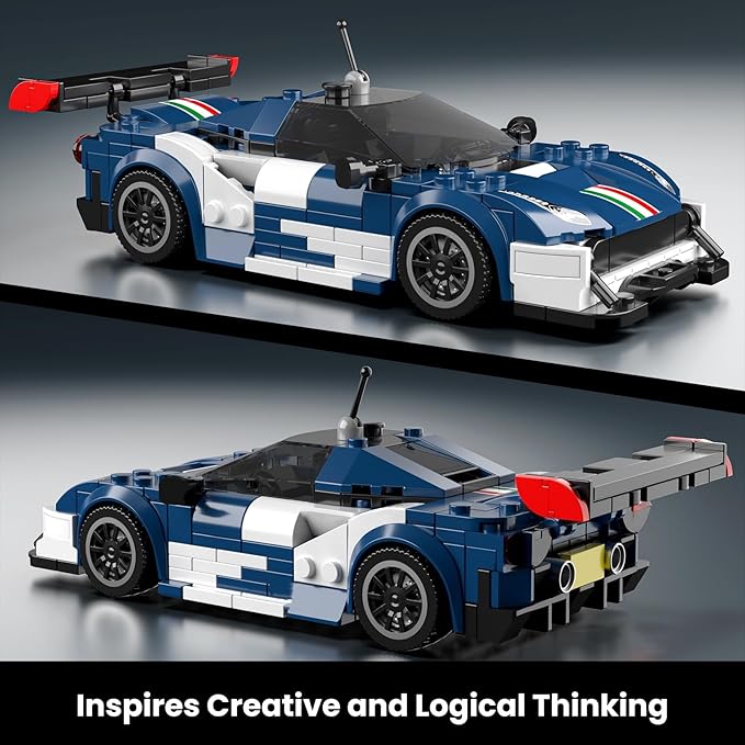 Mould King F488 Classic Sports Car Building Kits, MOC Racing Car Toys Model, Vehicle Blocks Set Suitable for Boys to Build, House Decoration Gifts for Kids and Adults 27086 (410 Pcs)