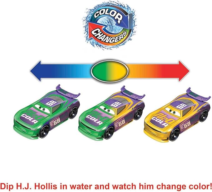 Disney Mattel and Pixar Cars Color Changers Collection, Toy Cars Change Color with Water