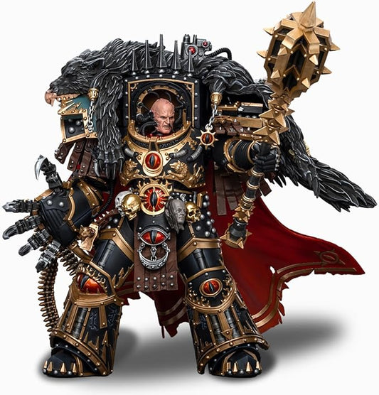 JOYTOY Warhammer 40K 1/18 Action Figures, Sons of Horus Warmaster Horus Primarch of The XVlth Legion Perfect for Collectors & Decor, Ideal Gift for Birthdays, Christmas, Character Figure - JT9787