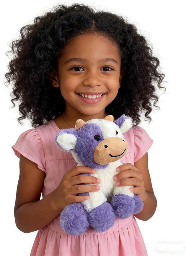 Cow Stuffed Animals Soft Plush Cute Cow Doll for Boys Girls 11.8in (zuo NIU zise 30cm)