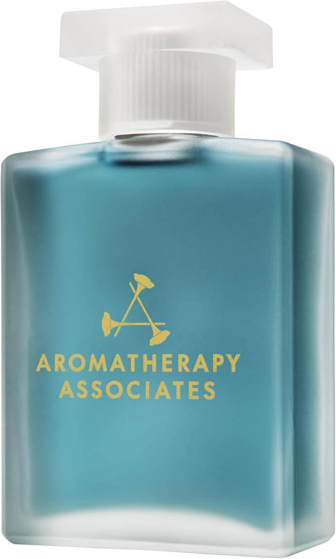 Aromatherapy Associates Calm Confidence Bath & Shower Oil, 55ml, Aromatherapy Body Oil with Blue Tansy, Sandalwood & Jasmine to Rebalance & Empower, Vegan