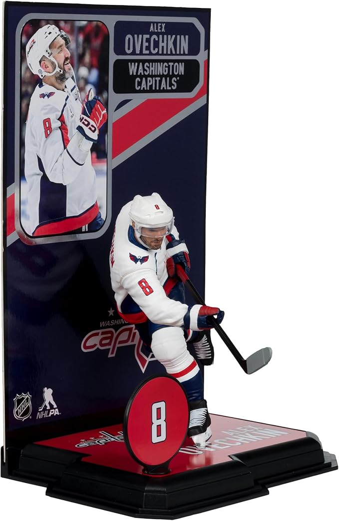 McFarlane Toys- Alex Ovechkin (Washington Capitals) NHL 7in Posed Figure McFarlane's SportsPicks