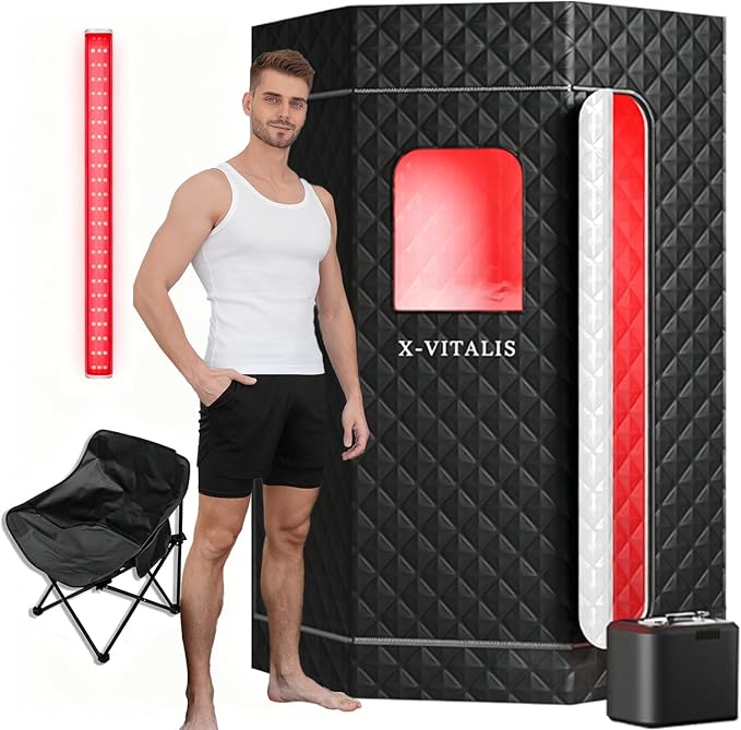 Portable Steam Sauna Tent for Home 3L Infrared Sauna for Indoor, Outdoor, Gym, Spa