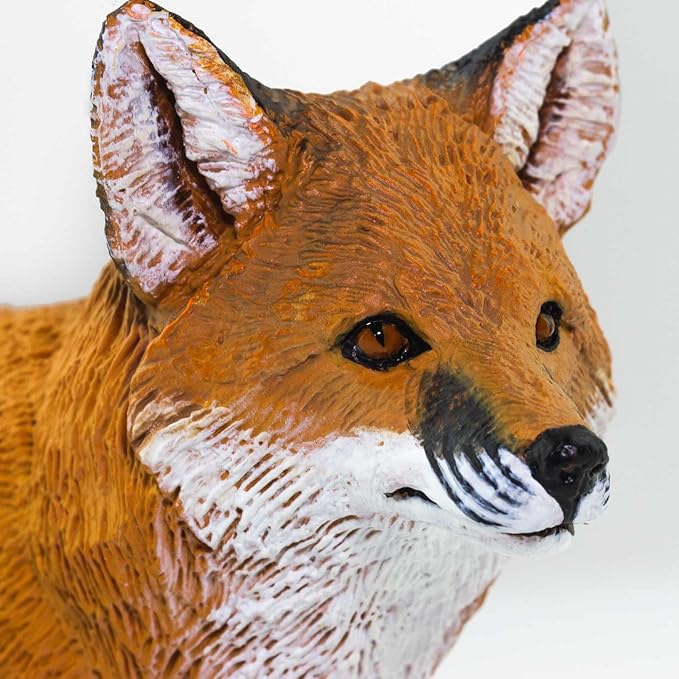 Safari Ltd. Red Fox Figurine - Detailed 7" Plastic Model Figure - Fun Educational Play Toy for Boys, Girls & Kids Ages 3+