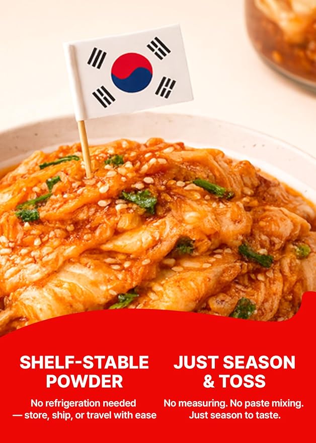 TBK THEBORN Kimchi Seasoning, Korean Kimchi Recipe Spice Mix 1.6kg | Convenient seasoning blend with savory Korean flavor for homemade kimchi, kimchi stew, fried rice and noodles