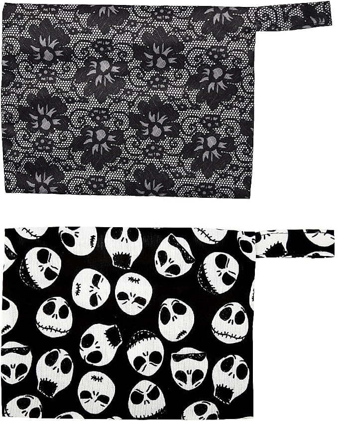 2 Pieces Reusable Mini wet bag for Mama Cloth Menstrual Pads/Breast Pads,7x5.5 Inch(2MN3)