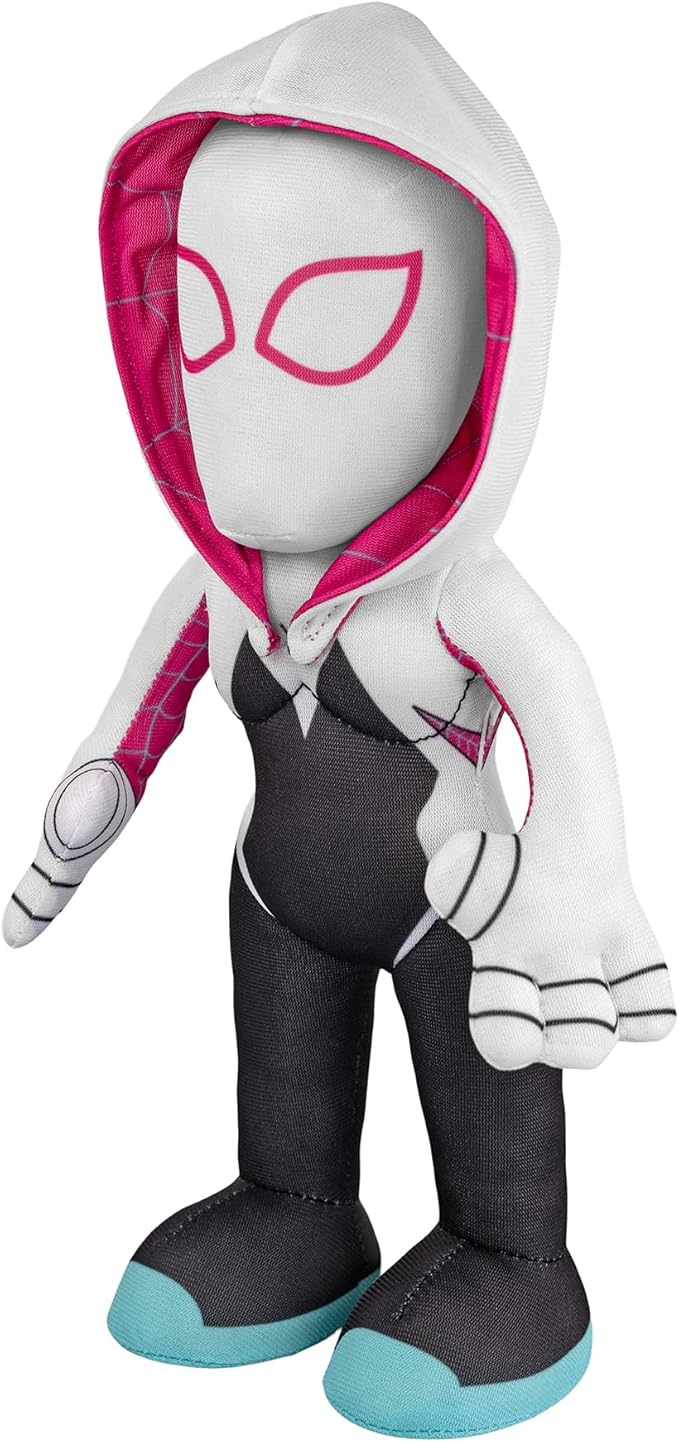 Bleacher Creatures Marvel Ghost Spider (Spider-Gwen) 10" Plush Figure - Superhero for Play or Display
