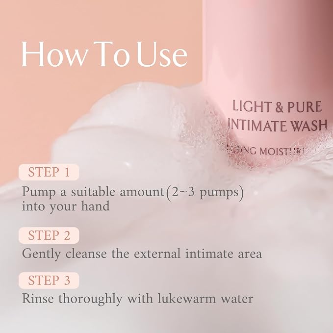 LA MUSE Daily Feminine Wash | pH Balanced Paraben-Free Vaginal Wash | Micro Bubble, Soft & Mild Cleansing for Sensitive Skin | Plant Based Natural Intimate Hygiene for Women | 5.07 fl oz
