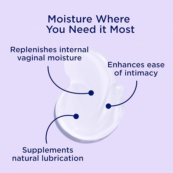 Replens Long-Lasting Vaginal Moisturizer, Relieves Vaginal Dryness for Up to 3 Days, Fragrance Free, 8 Pre-Filled Applicators