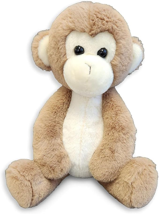 World's Softest Plush MoMo Monkey, Lushee, Large, 16" Stuffed Animal for Baby, Toddler, Kids, Adults - Soft, Huggable Stuffed Monkey- Adorable Toy Made from Kid-Friendly, Quality Materials