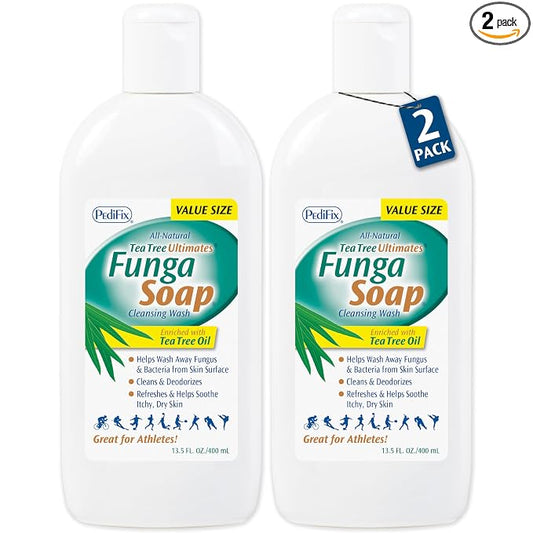 Pedifix FungaSoap Cleansing Wash, 13.5 fl oz, Pack of 2