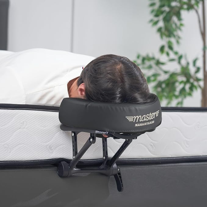 Master Massage Face Cradle, Cresent, Black