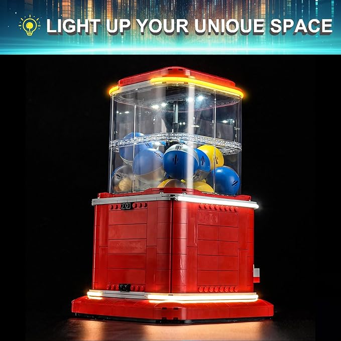 LED Light Kit for Lego 21358 Vending Machine Building Set, Compatible with Lego 21358 Building Blocks Model(Not Include Blocks Set)