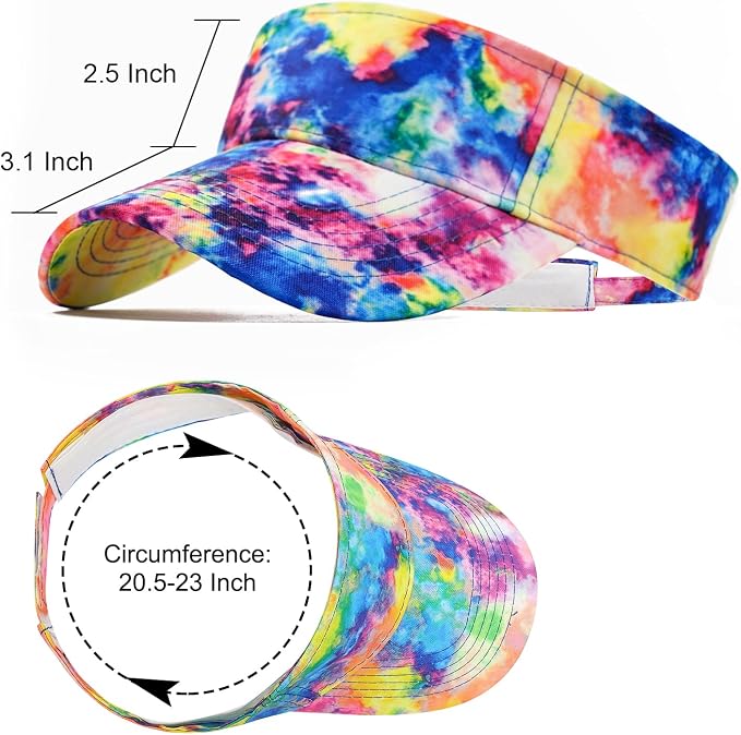 ANDICEQY Sports Sun Visor Hat, Sun Hat Visors for Women and Men for Outdoor | Adjustable Sun Visor Hats, Lightweight & Breathable, Cotton, Ideal for Running, Tennis, Golf, Outdoor Sports and Beach