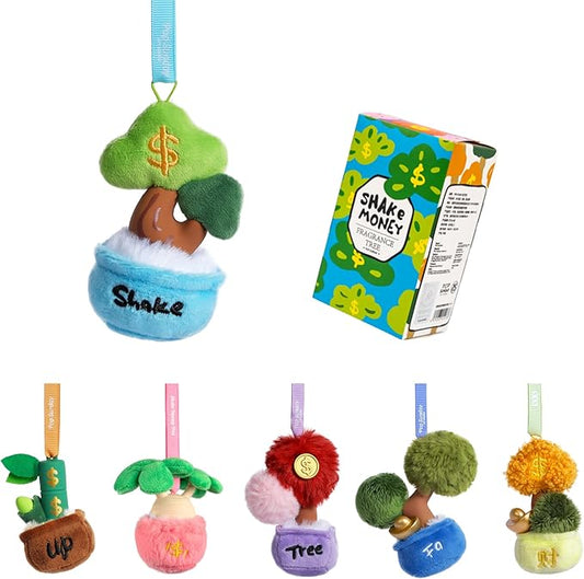 B.Duck x POP Sunday Shake Money Tree Series Plush Blind Box, Action Figures Collectible Toys Home Decorations, Holiday Birthday Gifts (Shake Money Tree Pendent Series, Single Box)