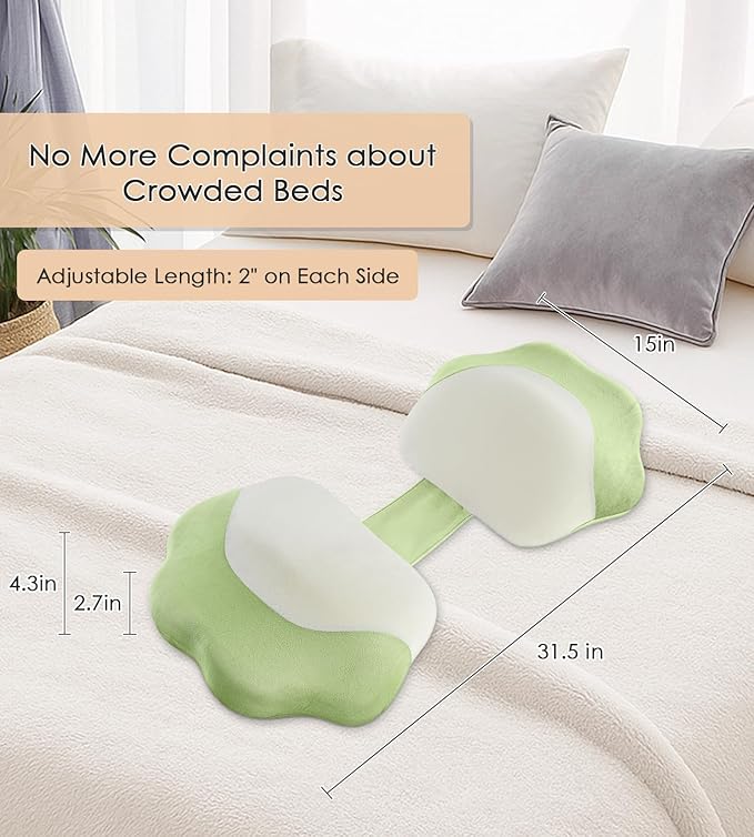 Pregnancy Pillows for Sleeping, Memory Foam Maternity Pillow Support for Back Belly HIPS, Adjustable Travel Wedge Pillow for Pregnant Women, Side Spleeping Pregnant Pillows with Velvet Cover