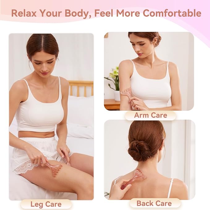 3 Pack Head Massager & Scalp Comb - Manual Scalp Massager with Gua Sha Comb for Scalp Relaxation, Tension Relief, Resin Head Scratcher Stress Relief Tool for Women Men
