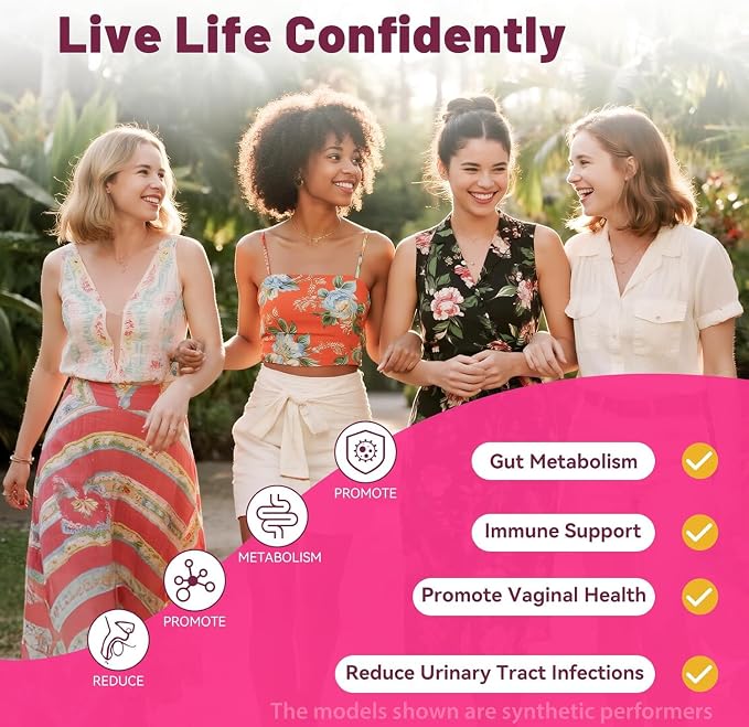 Women Probiotic Powder -13 Strains, 12 Billion CFUs - Probiotics for Women Vaginal Health, pH Balance, Gut Metabolism and Immune Support, Cranberry Flavor, Sugar Free, 15 Packs