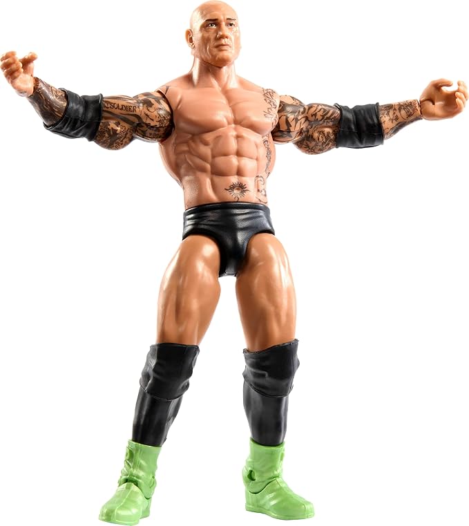 Mattel WWE Batista Action Figure, Main Event Series #152 6-inch Collectible with 10 Articulation Points & Life-Like Look