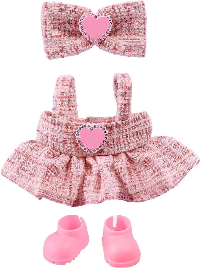Clothes for LABUBU Doll (NO Doll),Outfit for LABUBU,Clothes Set for LABUBU Dress Up,Shoes for LABUBU