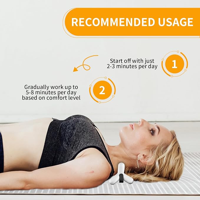 Occipital Release Tool for Neck, Suboccipital Release Tool and Shoulder Trigger Point Massager, Deep Tissue Acupressure Massage Tool for Headache, TMJ and Cervical Tension Relief, Hands-Free Design