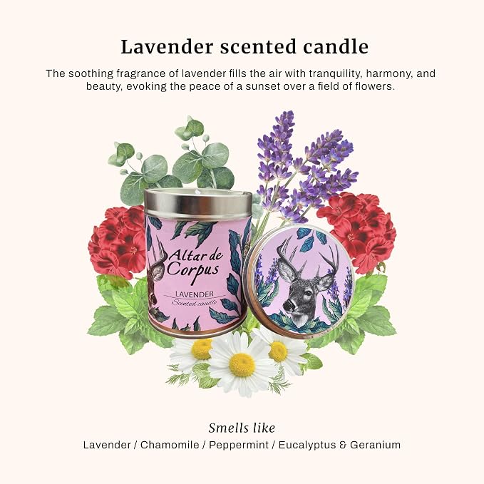 14 Oz Spring Candles for Home - Large Candle Lavender Lilac - Mothers Day Gifts - Luxury Candles for Men - Premium Soy Candle Blend - Bathroom Decor