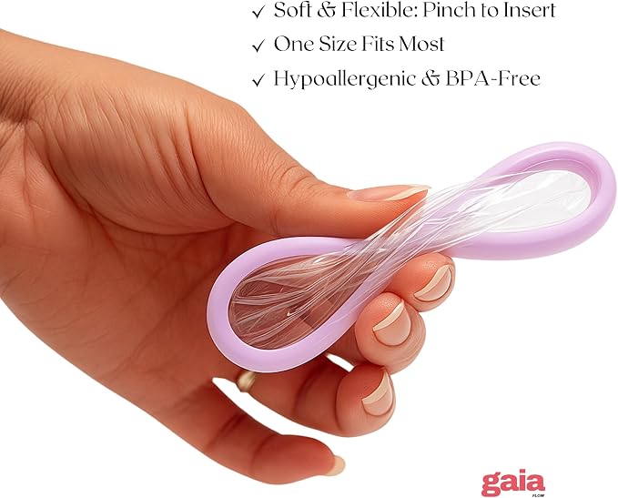 Disposable Menstrual Discs – 12 Count | 12-Hour Leak Protection | Comfortable, Mess-Free Period Care | Feminine Hygiene Alternative to Tampons & Cups