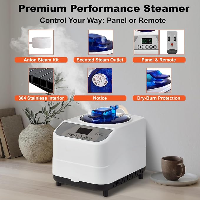 Portable Steam Sauna Tent for Home, Full Body Relaxation, Fast Heating, Foldable Indoor Sauna (Single Pentagon, Polyester + PVC)