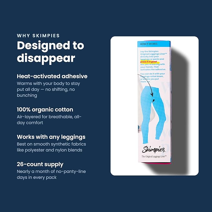 The Original Leggings Liner™ – Organic Cotton Disposable Legging Liners