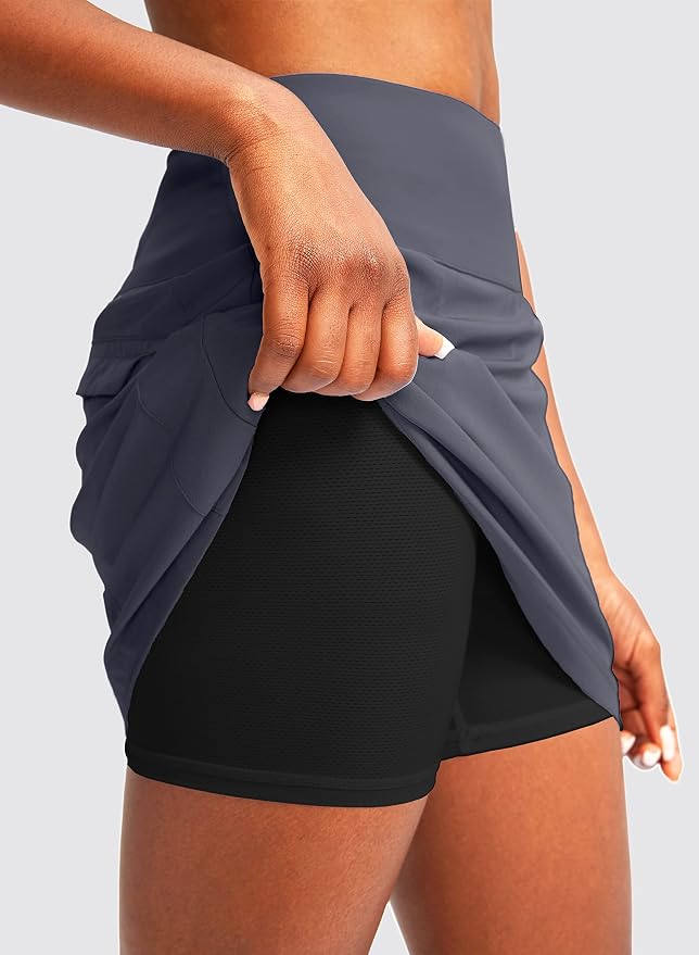 G Gradual Golf Skorts Skirts for Women with 5 Pockets Women's High Waisted Lightweight Athletic Skirt for Tennis Running