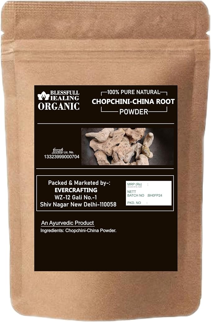 Blessfull Healing Organic Chopchini-China Root Powder 100% Pure Natural 300 Gram / 10.58 oz