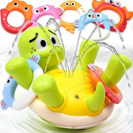 Baby Bath Toys, Cute Swimming Turtle Bath Toys for Toddlers 18M+