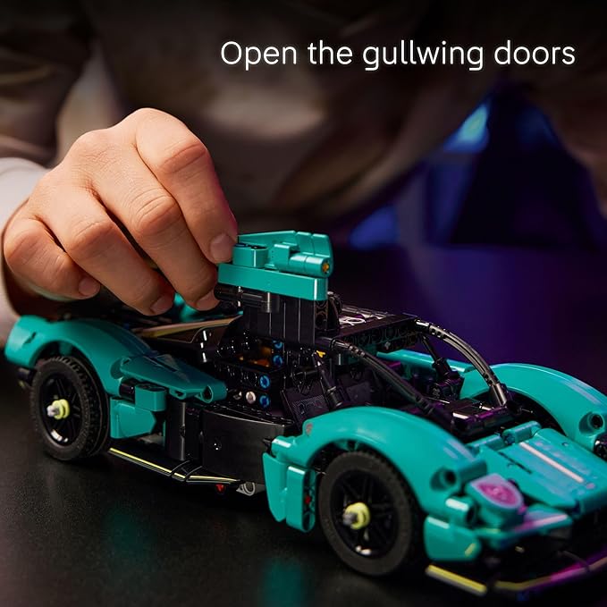 LEGO Technic Aston Martin Valkyrie Toy Car - Kids Model Kit Toy for Boys and Girls, Ages 9+ - Vehicle Building Set for Pretend Play & STEM Learning - Sports Car Gift Idea for Birthdays - 42208