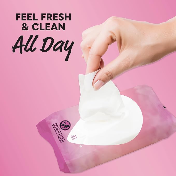 Summer's Eve Simply Sensitive Daily Gentle Feminine Wipes, Removes Odor, pH balanced, 32 count & Simply Sensitive Daily Gentle All Over Feminine Body Wash, Removes Odor
