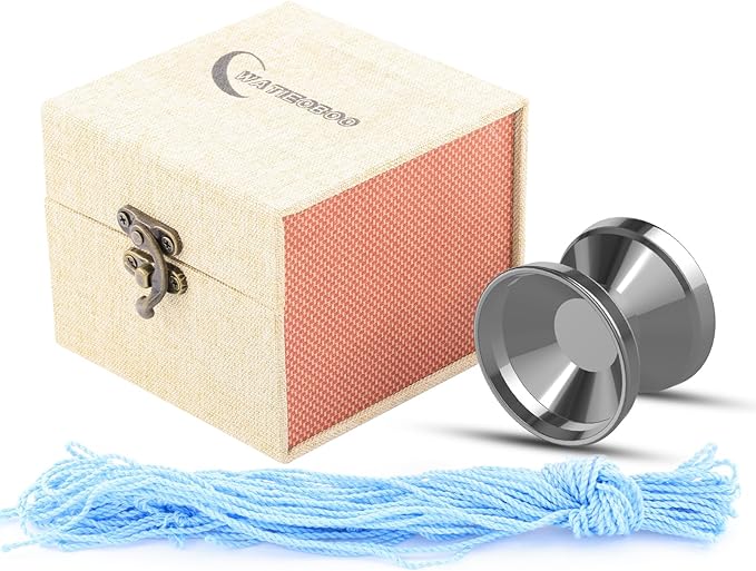 WATIEOBOOyoyo TC4 Aviation Titanium Professional Grade Non-Responsive yoyo for Adults Professional Yo-Yo Competition, yo-yos Contest, and Yo yo Trick Show