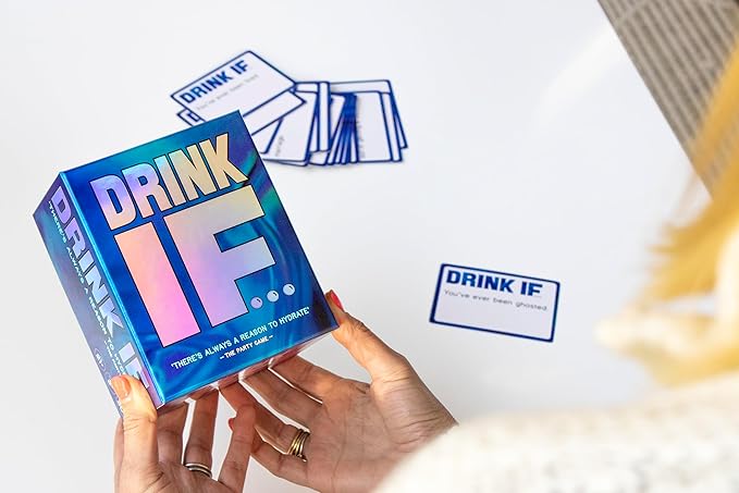 Drink IF… Adult Drinking Game for Parties + After Dark Expansion Set | Funny Icebreaker & Conversation Starter Card Game for Friends and Groups | Great for Game Night and Pregames| Fun Gift for Adults