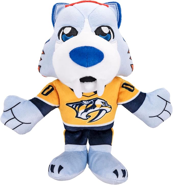 Bleacher Creatures Nashville Predators Gnash 8" NHL Kuricha Mascot Sitting Plush - Soft Chibi Inspired Mascot