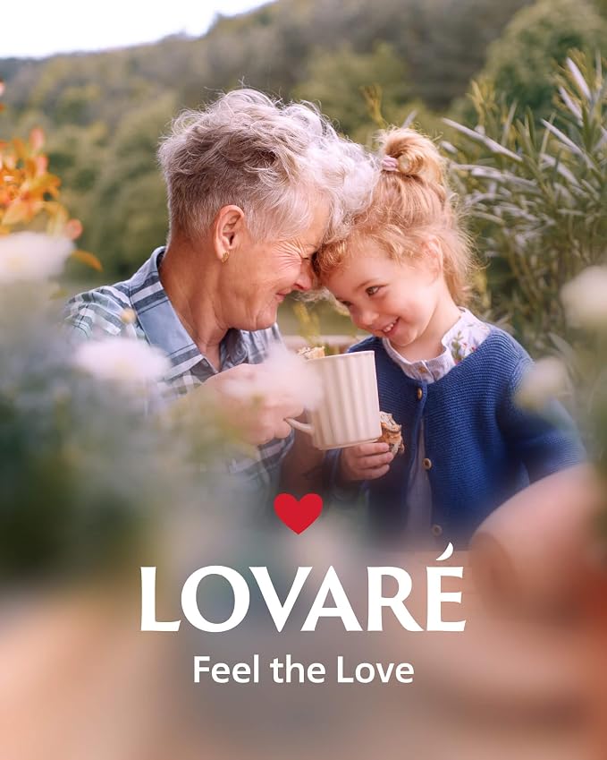 LOVARE Passion Fruit Loose Leaf Tea 80 g - Made in Ukraine - Black Tea, Orange Peel, Rosebuds, Calendula Petals, Safflower Petals, Pineapple, Peach with 15 Paper Filters (Passion Fruit)