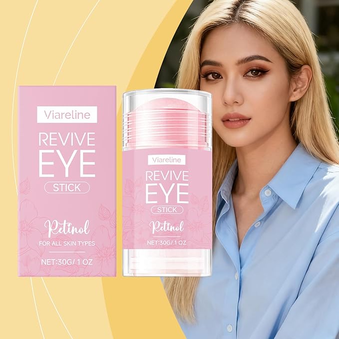 Retinol Revive Eye Stick – Cooling, Hydrating & Smoothing Eye Care for All Skin Types, 1 oz