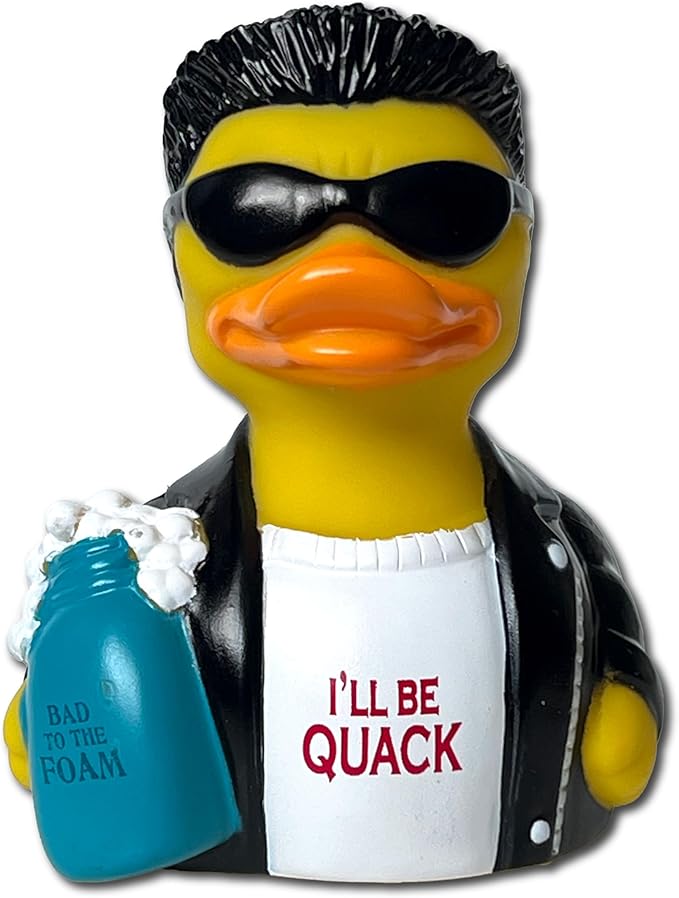 CelebriDucks - The Duckinator - Floating Rubber Ducks - Collectible Bath Toy Gift for Kids & Adults of All Ages