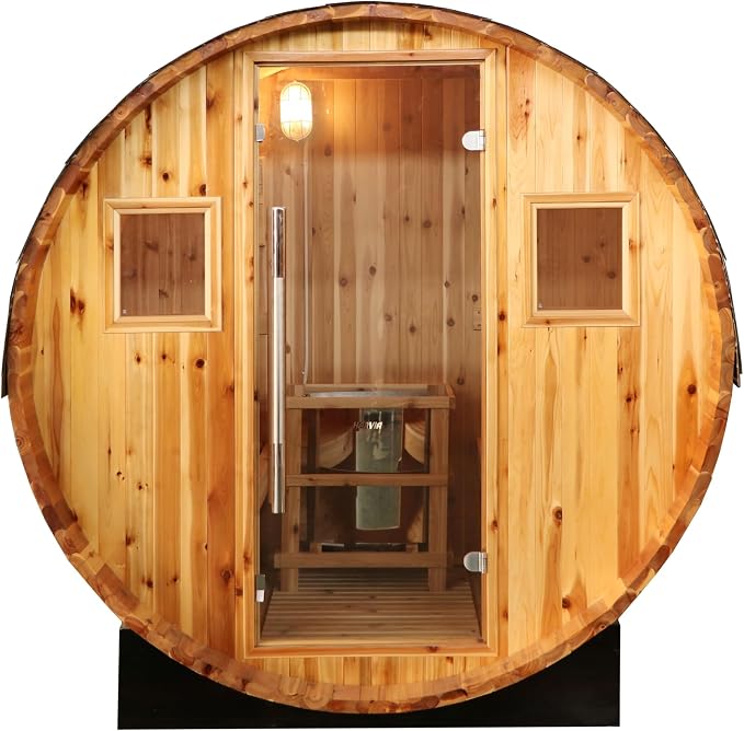 Solace 2-Person Traditional Barrel Sauna