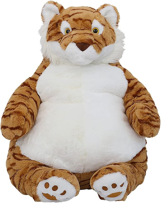 Tiger Weighted Stuffed Animals, 17" 3.5 lbs Weighted Tiger Plush Large Weighted Plush Animal Toy Pillow Gifts for Boys and Girls