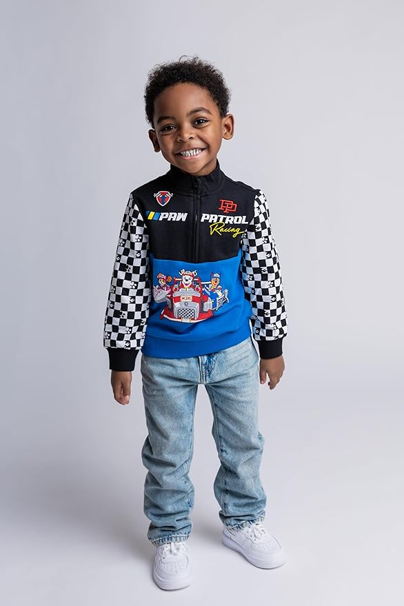 Paw Patrol Half Zip Sweatshirt Toddler to Big Kid Sizes (2T - 10-12)