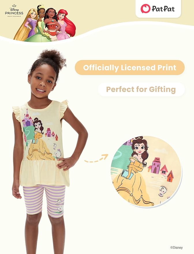 Disney Minnie Mouse Frozen Princess Marvel Toddler Girls Clothes Long Sleeve Sweatshirt + Leggings 2pcs Outfits Set 2-6Y
