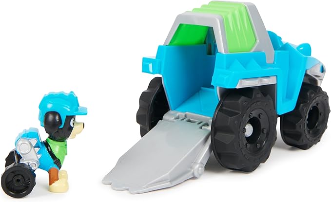 Paw Patrol, Rex’s Dinosaur Rescue Vehicle with Collectible Action Figure, Kids Toys for Ages 3 and Up