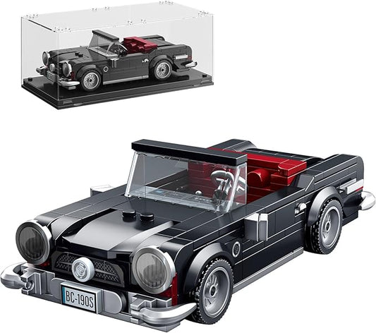 TGL TYCOLE Super Sports Car Building Block Set with Display Case,Speed Race Car Building Kits Construction Toy,Collectible Car Model,Christmas Birthday Gift for Adults and Kids 6 and up(338pcs)
