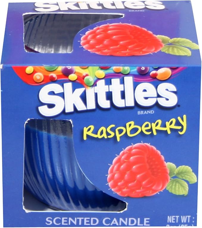 Skittles Boxed Scented Candles, Raspberry