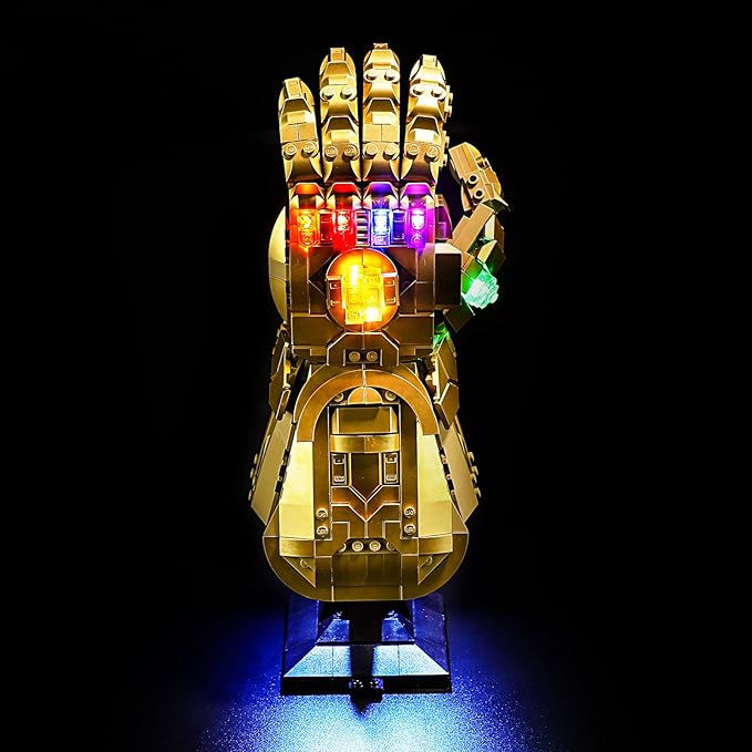 YEABRICKS LED Light for Lego-76191 Marvel Infinity Gauntlet Building Blocks Model (Lego Set NOT Included)