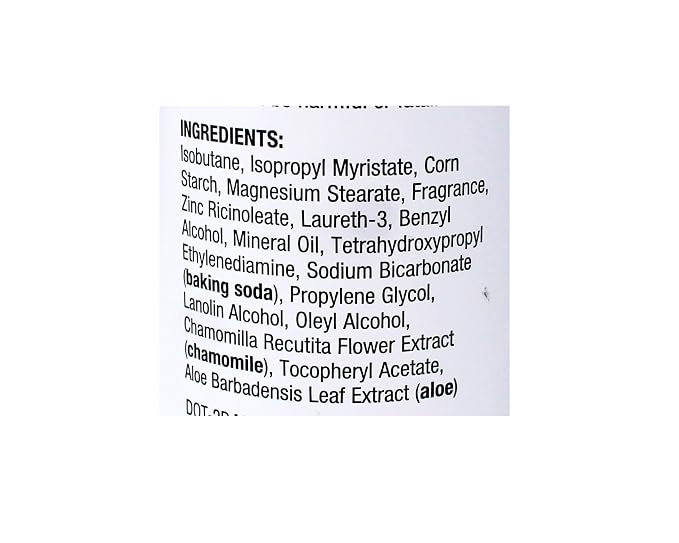 FDS Intimate + Whole Body Dry Deodorant Spray, Baby Powder, 2 OZ - 12 Pack